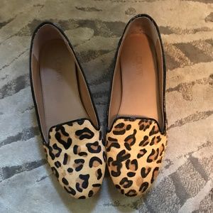 Jcrew leopard flats